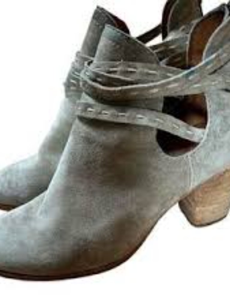 Frye Women's Naomi Pickstitch Shootie Ankle Boot Ash Grey Suede Size 6 Guc